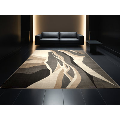 Tapis gris moelleux moelleux Erbe Ice