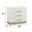 Table de chevet arène beige