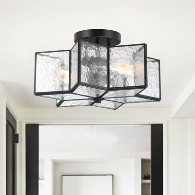 Aireen 2 - Light 41cm Unique/Statement Star Semi Flush Mount Light