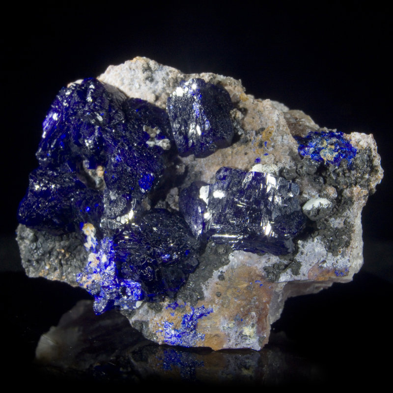 Azurite - Zoila Mine, Mexico