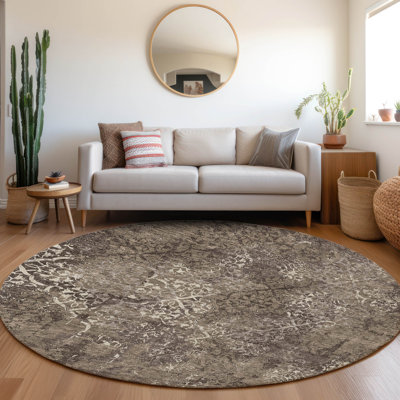 Jerre Washable Abstract Indoor / Outdoor Rug