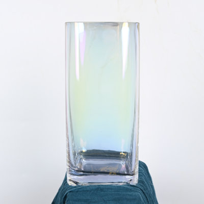 Vase cylindrique en verre pour centre de table