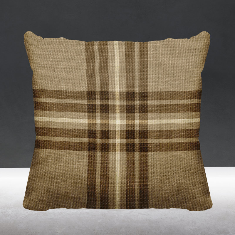 Coussin intérieur / extérieur Brady, Beige, L 15 po x H 15 po