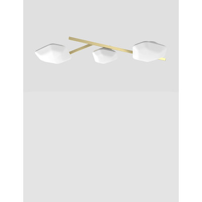 Modulor Ceiling/Wall Lamp 3 White Matt Matt Black 2 L3298 Ul