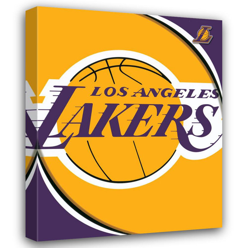 Logo de l'équipe des Lakers de Los Angeles, H 24 po x l 19 po