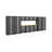 Bold Series 77" H x 216" W x 18" D 14 Garage Storage Cabinet Set-33399339-33399340