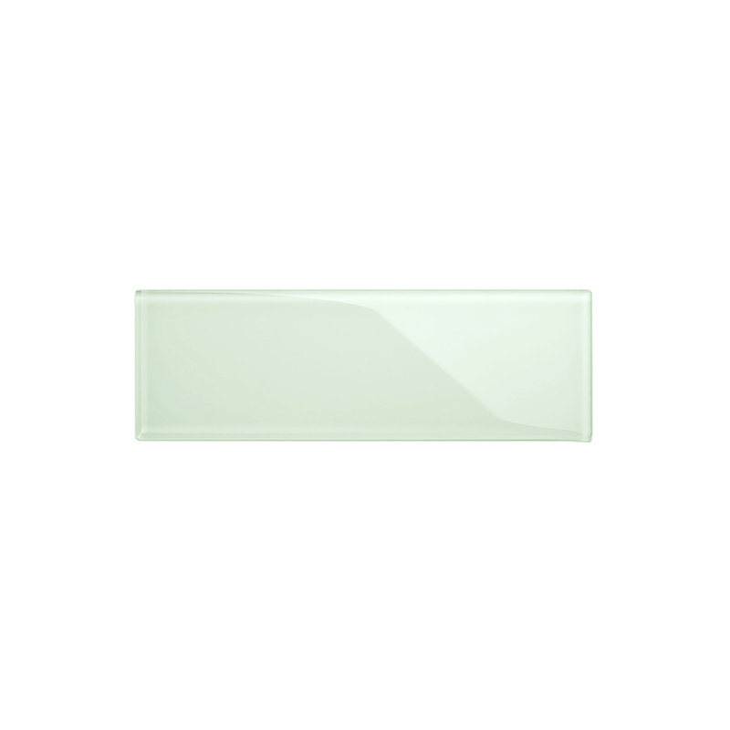 Glass Subway 4" x 12" Wall Tile, Winter Sage