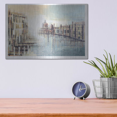 Latitude Run® «Idellic Venice at Sunset» par Marc Todd, art mural en métal