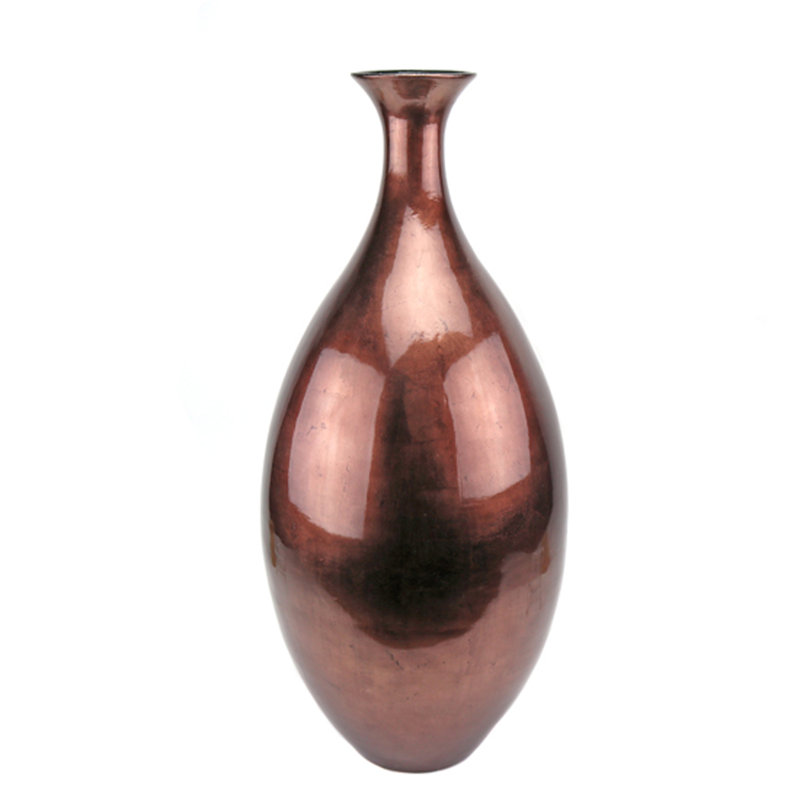 Vermiglio Handmade Ceramic / Porcelain Table Vase, 24" H x 9" W x 9" D