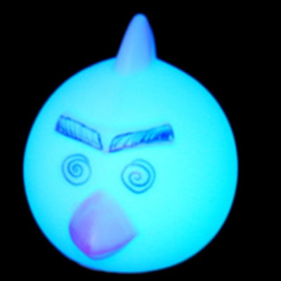 Éclairage de nuit oiseau