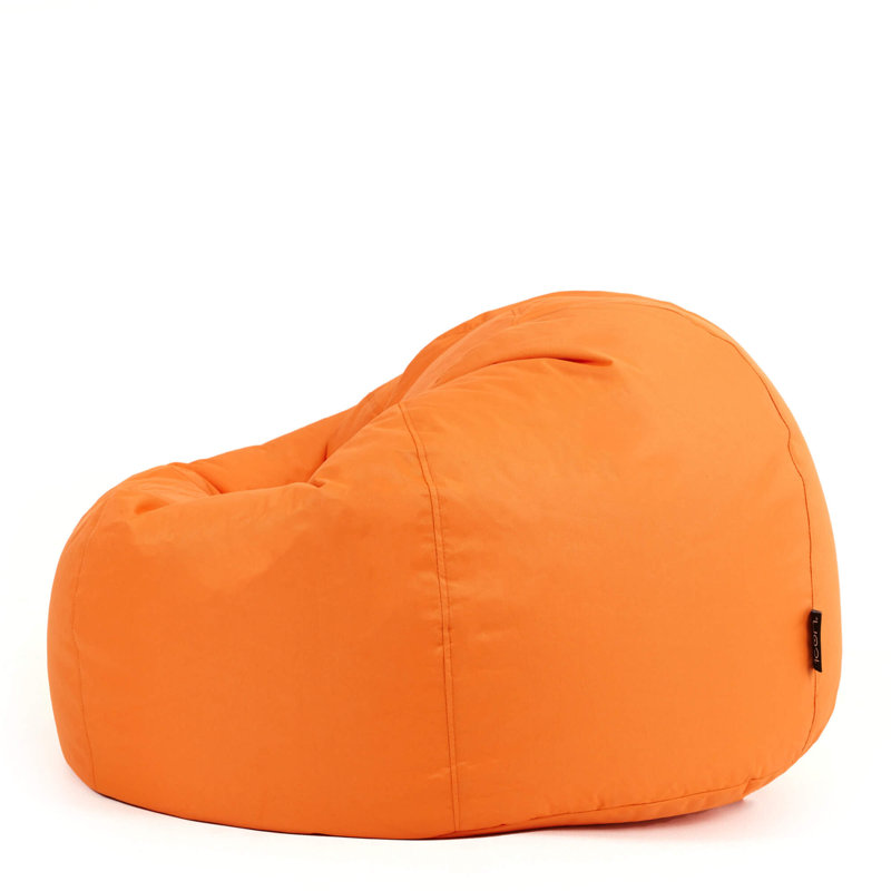 Teen Classic Water-Resistant Bean Bag Chair, Orange