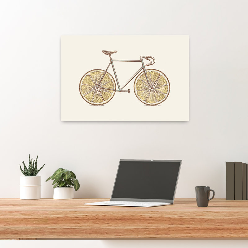 Impression d'art mural orange orange, 16" H x 24" W
