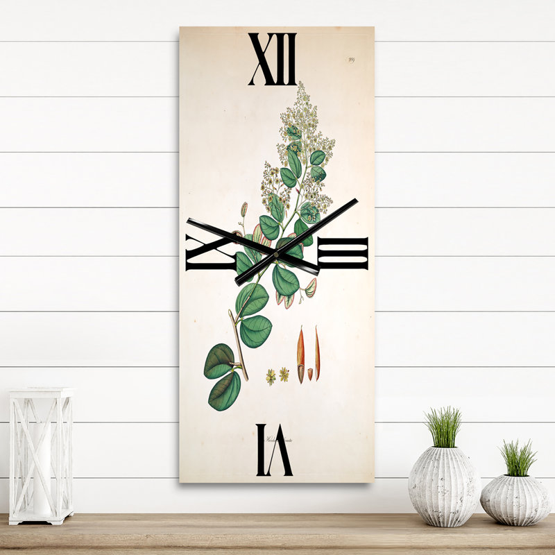 Horloge murale vintage Botanicals, Petit