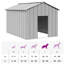 Barys Galvanised Steel Dog House-318808019-318808031