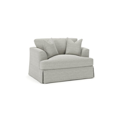 Lucia Slipcovered Chair and a Half