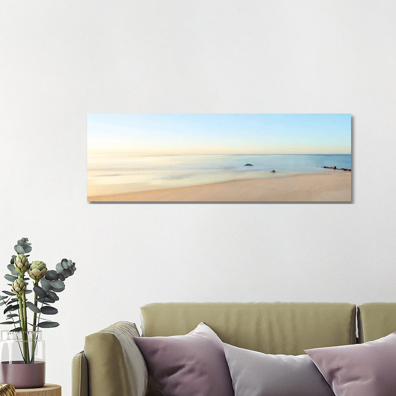 Beachscape Panorama II by James McLoughlin - Wrapped Canvas Panoramic Print, 121.92 cm H x 40.64 cm W
