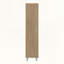 Armoire de rangement autoportante Vintro avec 4 tablettes intérieures, grande porte simple-697697254