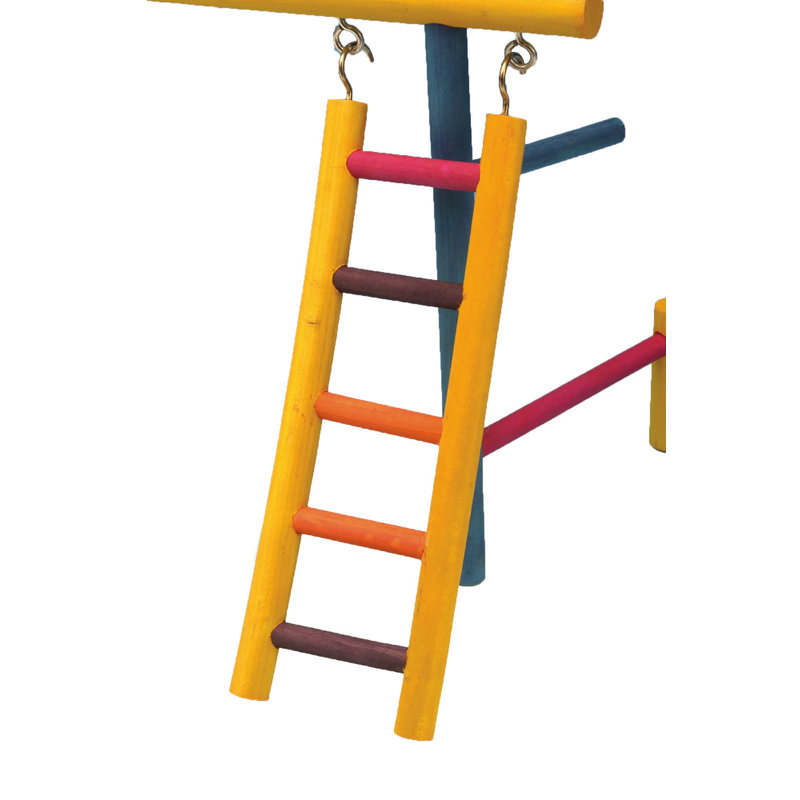 10'' Wood Bird Play Gym for Table Top