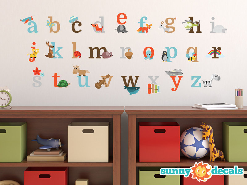 Adhésif décoratif Alphabet Fun