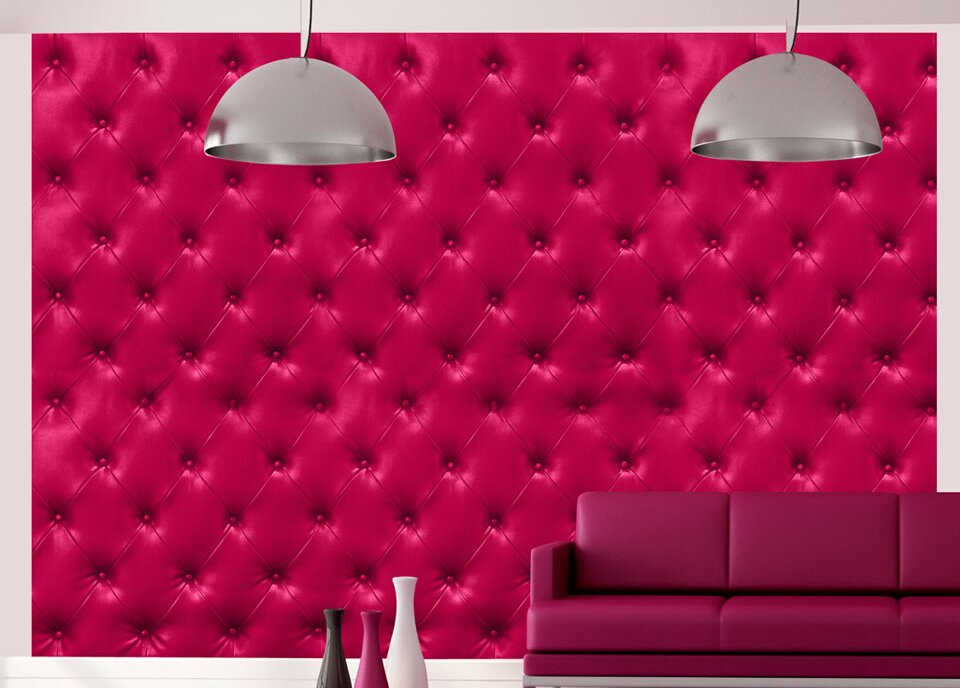 Fototapete Fuchsia Rhombuses 280 cm x 400 cm