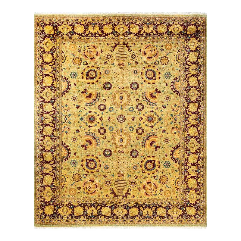 Classic One-of-a-Kind 8' 1" X 9' 10" Hand Knotted Area Rug