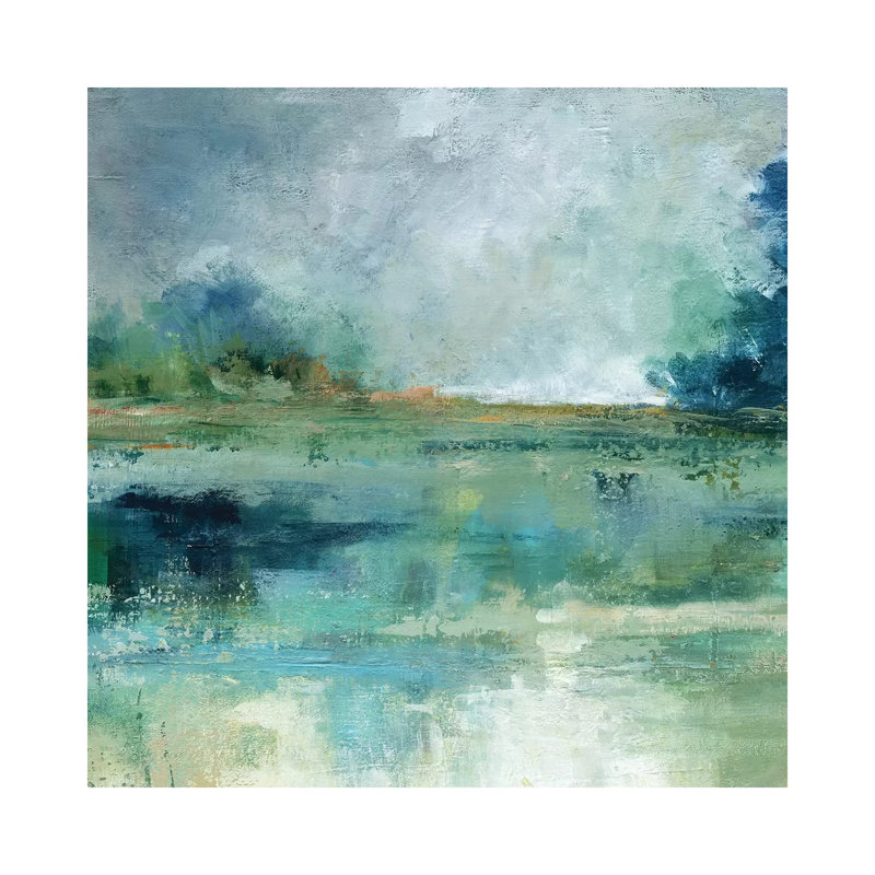 «Emerald Isle» par Carol Robinson, reproduction, Toile tendue, H 26 po x l 26 po x P 1,5 po