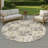 Machine Washable Indoor/Outdoor Chantille ACN2476 Floral Rug-687447142-687447130
