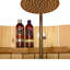 Ellipse Outdoor Shower in Rustic Cedar