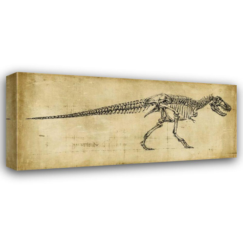 «Red Barrel Studio®» par Harper, Ethan, reproduction d'art sur toile, Tyrannosaurus Rex Study, H 13 po x l 24 po