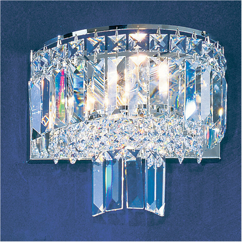Plafonnier encastré 1 lumière Ambassador, Chrome, Crystalique Plus