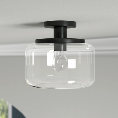Tatum Glass Semi Flush Mount