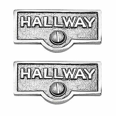Hallway Name Signs Labels Switch Plate Tag