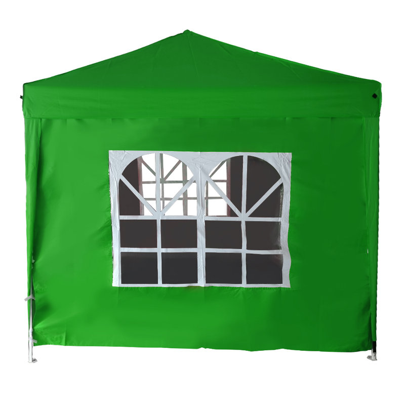 Aeran Dakota Fields Green Fabric Side Wall for Gazebo