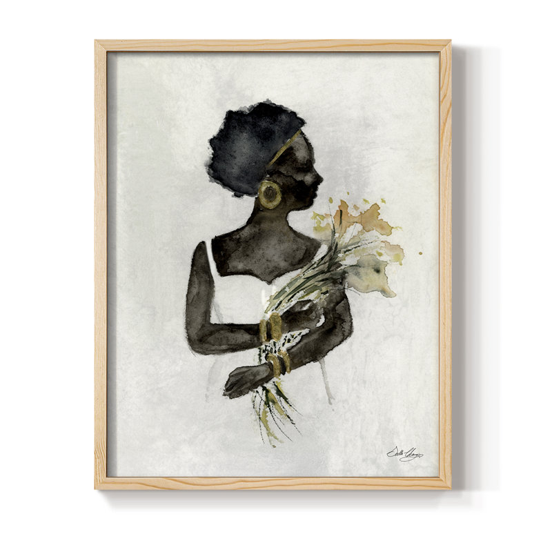 Soul Soul I, reproduction encadrée - bois massif, H 21 po x l 17 po, Naturel