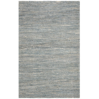 Zaragoza Hand Loomed Jute And Cotton With Latex Solid Color Rug