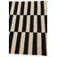 Tapis noir et blanc Ousley