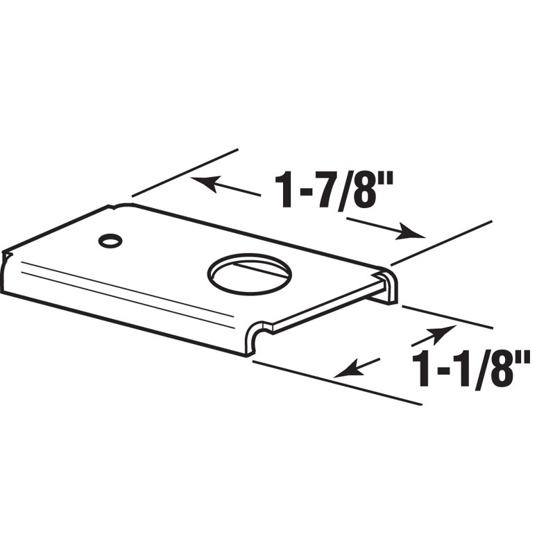 Bi-Fold Door Repair Bracket, Fits 3/8 in. and 7/16 in. Pivots