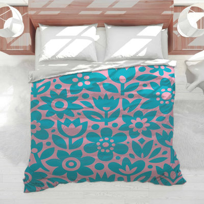 Édredon à motif floral