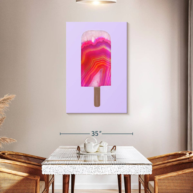 Yarlin Agate Popsicle, 45" H x 30" W