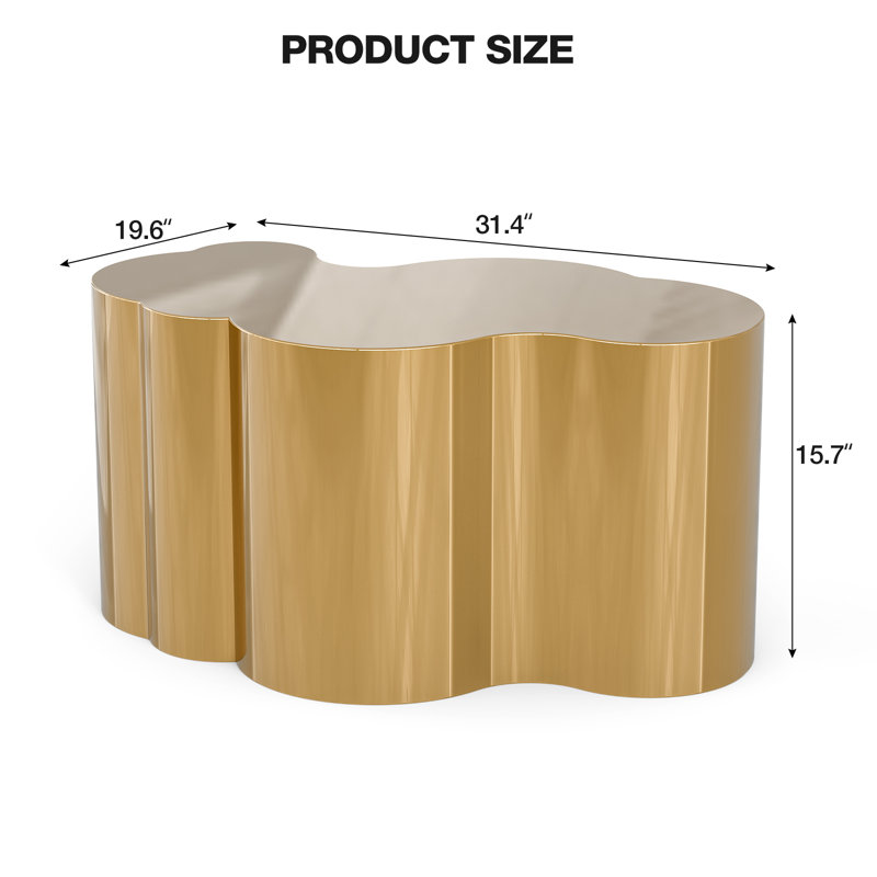 Table basse Merrissa, H 15,7 po x L 51,5 po x l 19,6 po