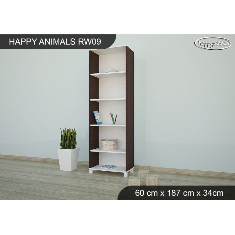 Cube Unit Kids Bookcase, 177cm H x 60cm W x 34cm D, Wenge Chestnut