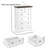 47.64"H 6 Drawer Dresser