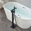 Bec de baignoire fixé au sol