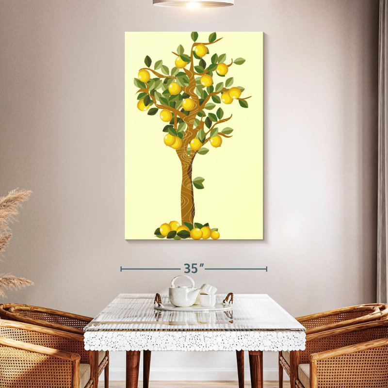 Harnek Fruitful Lemon Tree, 51" H x 34" W
