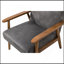 25.38'' Wide Wood Frame Armchair-799658882