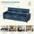 85.4'' Faux Leather Sofa