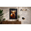 Highland Cattle Portrait Rustic - Print-136681025-136681029