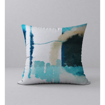 Abstract Reversible Throw Pillow