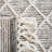 Perkinsville Hand Loomed Wool/Cotton Southwestern Rug in Gray/Ivory-1441016201