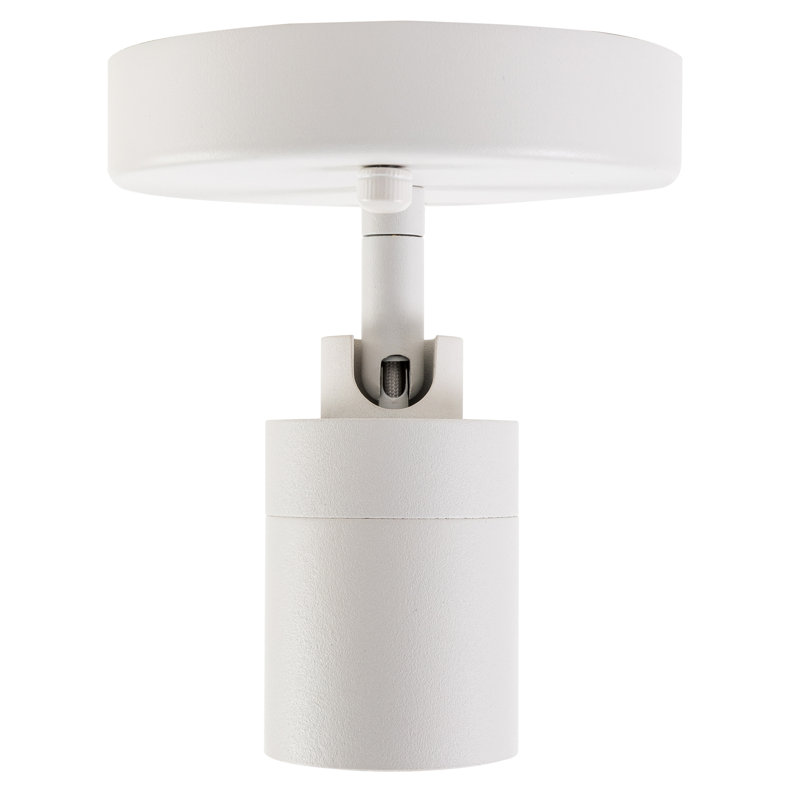  1 - Light 4.7'' Simple Cylinder LED Directional and Spotlight, Sand White